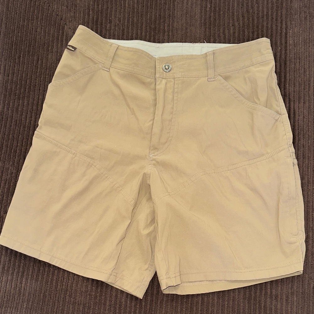Kuhl Men’s Tan Hiking Utility Stretch Shorts Size 36